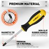 HORUSDY 11-piece Magnetic Screwdriver Set with Case, 5 Phillips &