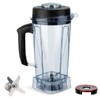 64oz Blender Pitcher Replacement Parts with Blade and Container Accessories