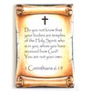 1 Corinthians 6:19 Bible Verse Fridge Magnet (2.5 x 3.5