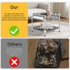 Bedside Window Dog Bunk Bed - Double Elevated Human Dog
