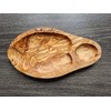 Cleminson Hand Carved Olive Wood Appetizers and Tapas Bowl 29cm