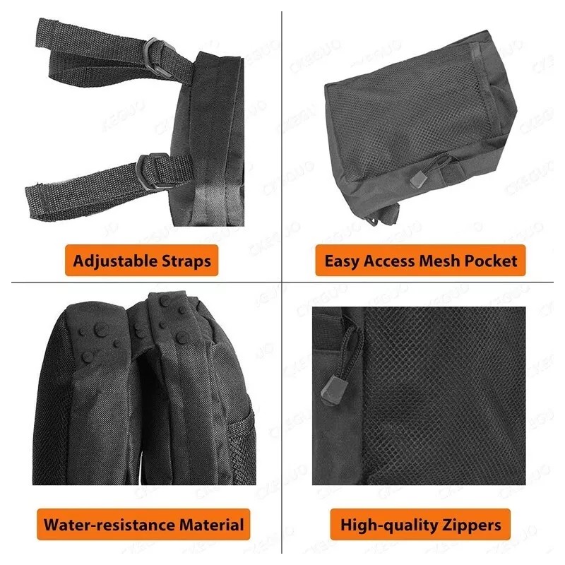 Full Access UTV Kawasaki KRX 1000 Behind the Seat Bags