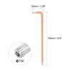 sourcing map Hex Key Torx Wrench T30 S2 Steel L-Shape