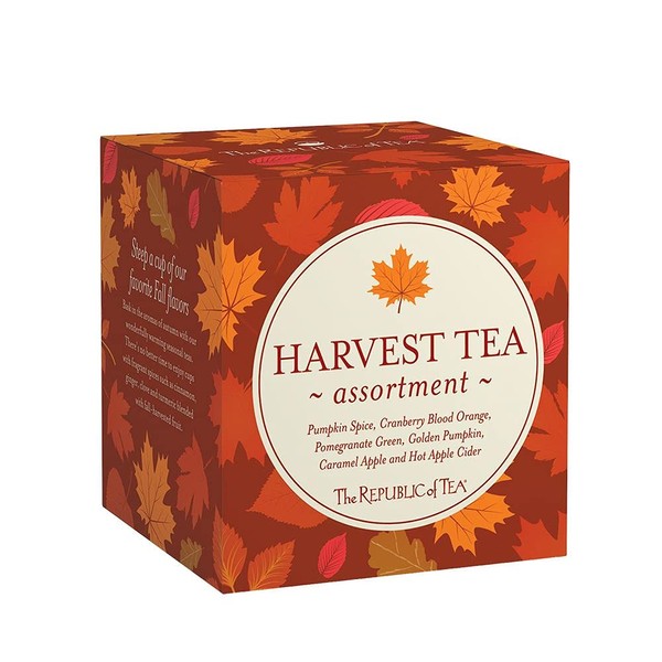 The Republic of Tea - Fall Harvest Tea Assortment Sampler, 24 Tea Bags