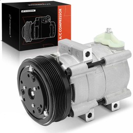 A-Premium AC Compressor with Clutch Compatible with Ford Escape 2001-2007, Contour & Mazda Tribute & Mercury Cougar, Mystique, Mariner, 2.5L 3.0L