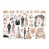 Stamperia DFLCT37 Ephemera Romance Forever Ceremony Edition, Multi-Colour, 10 x