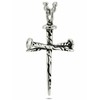 Shields of Strength Men's Nail Cross Necklace - Stainless Steel,