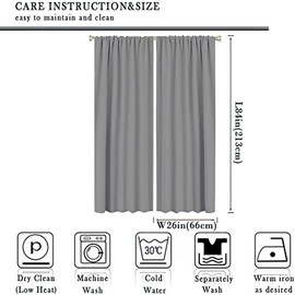 Italian Blackout Curtains,Flowers Stone Arch Mediterranean Town View Window Treatment for Living Room Bedroom,Home Decor Curtain Drapes W52xL84in