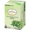 Twinings of London Pure Peppermint Tea K-Cups for Keurig, 12
