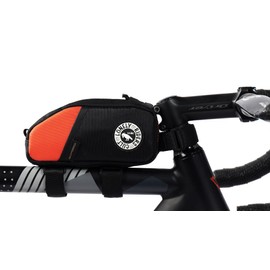 ULAC NOMADPAK: TREKKING 0.9L Top Tube Bag (Black-Orange)
