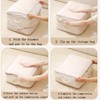 space saving storage Beige Compression Duvet Storage Bag Large Capacity