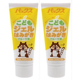 Pax Children's Gel Toothpaste, 1.8 oz (50 g) x 2 Set