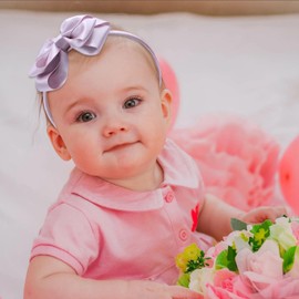 Zolyco Glitter Bows Headbands for Women Fashion Bowknot Headband Big Bow Sparkle Ribbon Hair Hoop Headband for Toddlers Girls Kids Party Decoration Cosplay Costume Headwear Makeup Handmade Hair Band