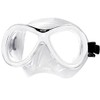 Seac Men's Capri MD Mask, Transparent/White, Regular fit