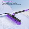 HEEYA 48 Inch Long Snow Brush for SUV, Extendable Ice