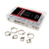 DollaTek 60 Piece Adjustable 8-38mm Range Stainless Steel Worm Gear