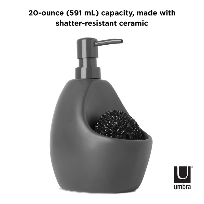 umbra ソープ ディスペンサー セラミック 食器用洗剤 詰め替え ボトル ポンプ キッチン ソープポンプ