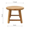CONSDAN Kids Stool, Milking Stool, USA Grown Oak, Plant Stand,