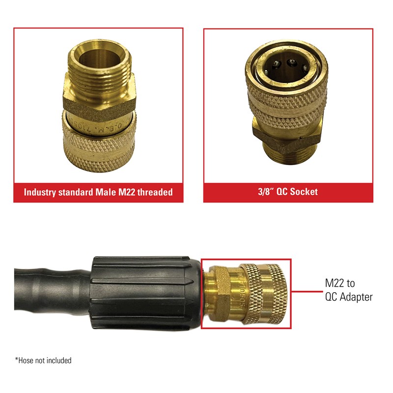 Simpson Cleaning 7105057 Replacement QC Socket for Pressure Washer Hoses