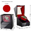 Automatic Single Watch Winder with Quiet Motor，AC Adapter or Battery
