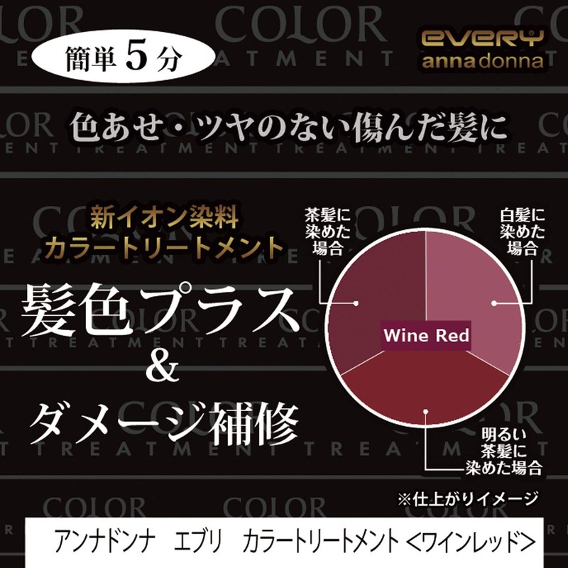 Anna Donna EVERY Color Treatment, Burgundy 160 Grams (x1)