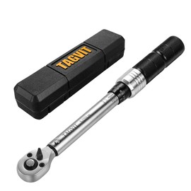 TAGVIT Torque Wrench 1/4 Inch, 5-25 Nm Torque Wrench Bicycle, ± 3% Error Accuracy with 72 Teeth Reversible Ratchet Head for Bike, MTB and Motorcycle