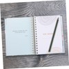 STOBOK Monthly Planner Notebook Portable Schedule Notepad Cover Daily Plan