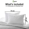 EGYPTO LUXURY WHITE PILLOW CASES 2 PACK – SOFT &