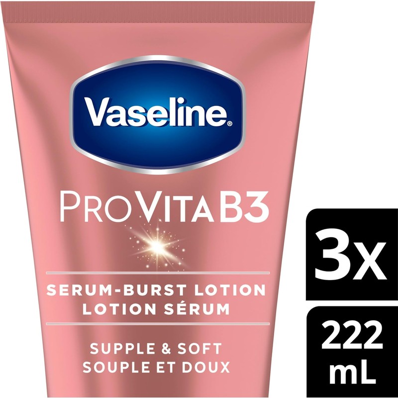 Vaseline Supple & Soft ProVitaB3 Serum Burst Lotion: 10x Vitamin