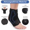Heated Ankle Bandage Left Right Ankle Brace Adjustable Foot Bandage