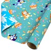 American Greetings 40 sq. ft. Reversible Bluey Wrapping Paper for
