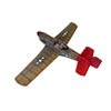 Mustang P51 balsa model airplane kit, WW2 USAF, fighter plane