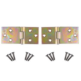 Zinc Plated Steel Drop Leaf Table Hinge | 3-1/8" x 1-7/16" | One Pair | Old Furniture Reproduction Hardware | TH1-SZ (1)