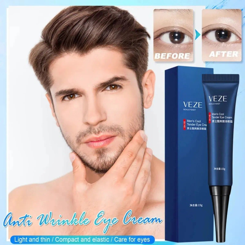 Crema De Ojos Para Hombres De 7 Piezas, Gel Antienvejecimien