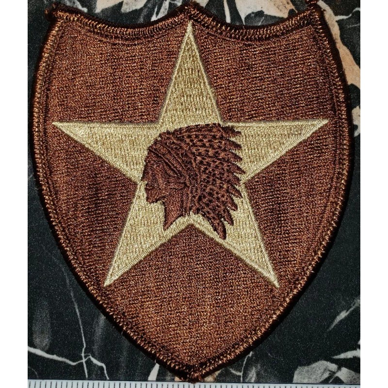US Army 2nd Infantry The Big Indian Patch Desert Vintage