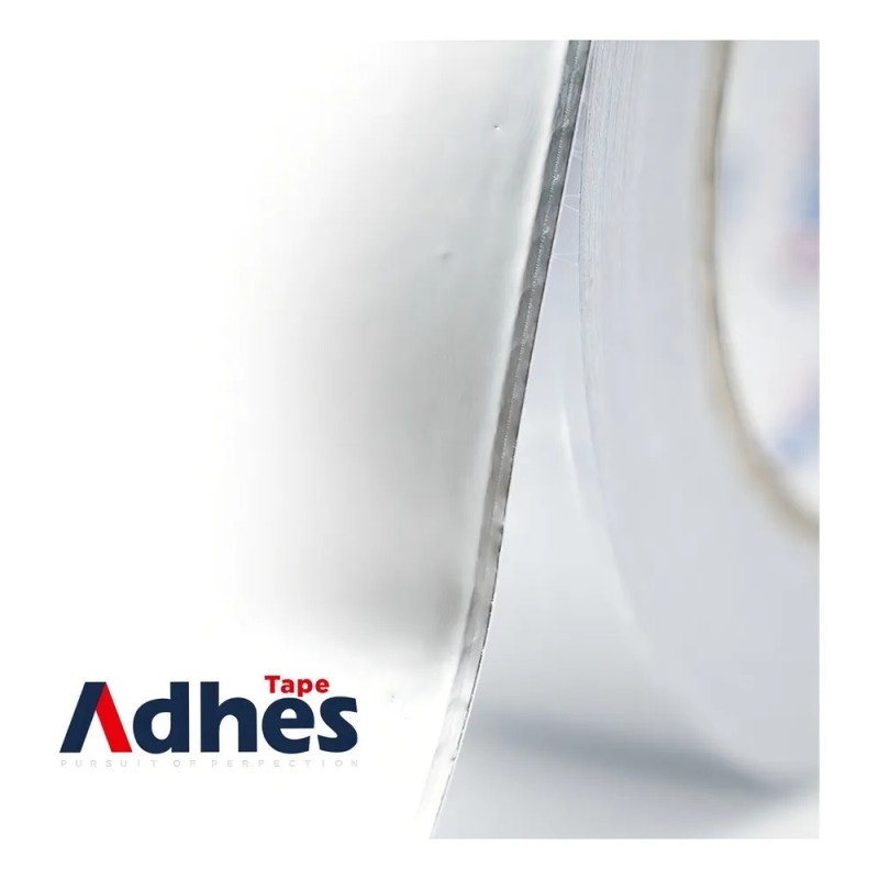 Cinta adhesiva impermeable Adhes A4810HS50 color plateado 10m x 4.8cm