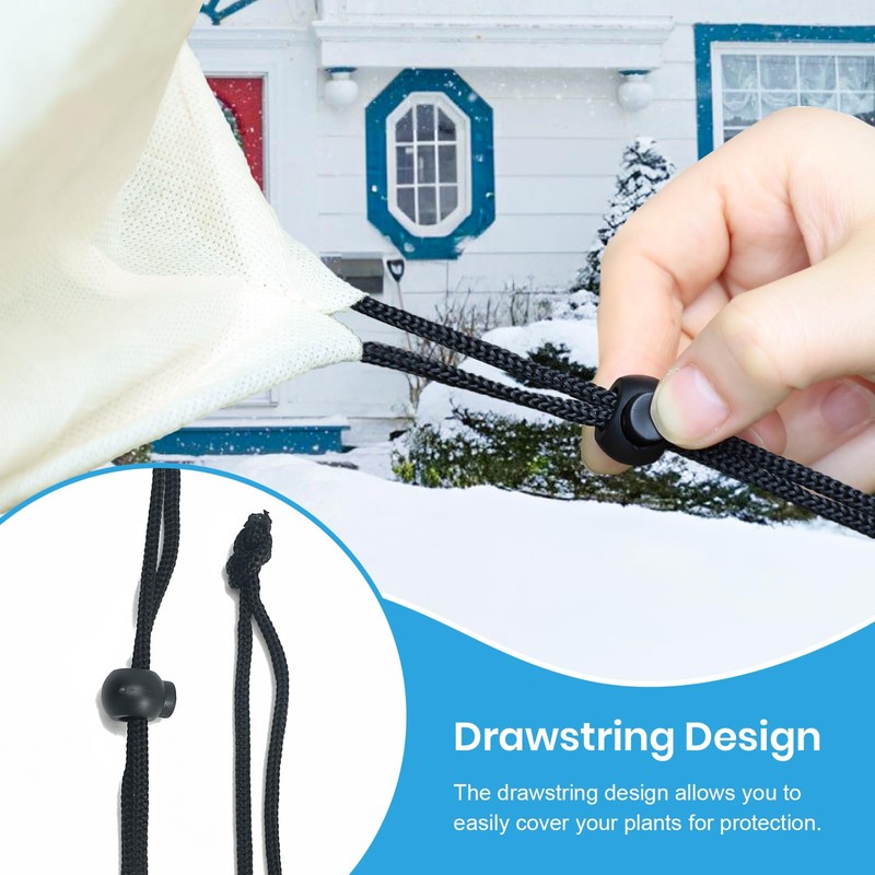 Bonviee 4 Packs Plant Covers Freeze Protection- Large Tree Covers