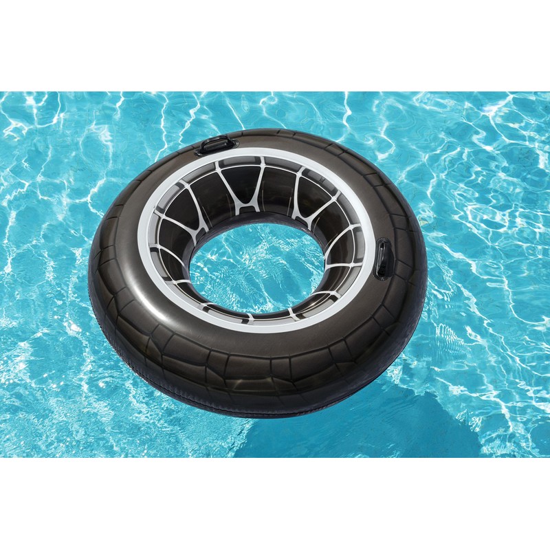Bestway High Velocity Tyre Tube, 47" Inflatable Ring with Handles,