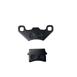 (Set of 1) 70cc Motorcycle Front and Rear Brake Pads Kit Black Fits for 70cc 90cc 50cc 110cc 125cc ATV Go Kart Dirt Bike and Motorcycle