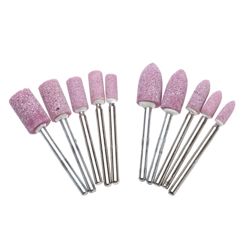 Dophee 100Pcs Abrasive Stone Point Grinding Sand Head Wheel Set