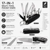 17-in-1 Multi-Tool Pocket Knife for Outdoor Use – Compact Folding