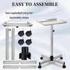 Salon Tray on Wheels, Hair Color Tray Salon Service Rolling
