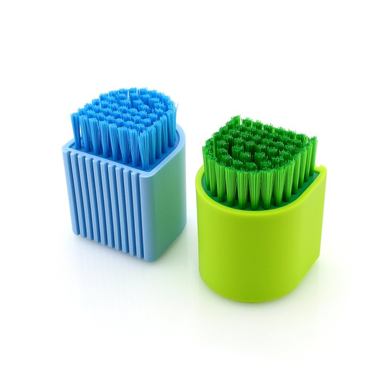 OUNONA Washing Brush, Shoe Wash, Collar Sleeve Wash, Laundry Brush,
