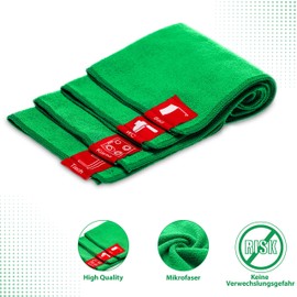 DKE Cleaning Cloths, Pack of 12, with Labelling, Cleaning Cloths, Absorbent Dusters, Cleaning Cloths, Cleaning Cloths, Window Cleaning Cloths, Streak-Free Cleaning, Machine Washable