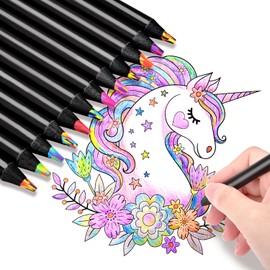 Yangmei Easter Basket Essentials, 12 Rainbow Colored Pencils, Easter Basket Stuffers for Teens, Gifts for Teens Girl Stuff, Art Supplies for Kids 9-12, Arts and Crafts Gifts for 4-12 Year Old Girls