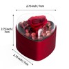 Wislist Engagement Ring Box for Proposal Promise, Eternal Flowers Rose