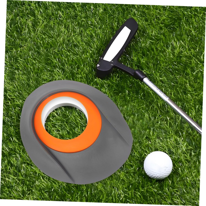 GRIRIW 2pcs Indoor Golf Putting Cup Realistic Plastic Hole Simulator