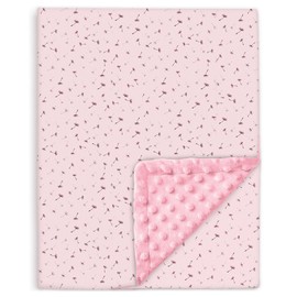 SUPERBE BEBE Baby and Children's Blanket Made of Soft Oeko-Tex Cotton – 75 x 100 cm Baby Blanket for Children in 10 Colours – Cuddly Blanket Gift for Girls or Boys Reversible, Soft and Breathable