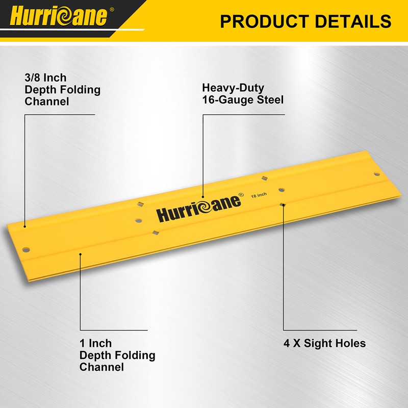 HURRICANE 18 Inch Folding Tool, Sheet Metal Bending Tool for