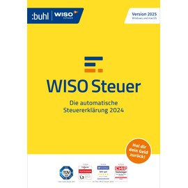 WISO Steuer 2025 (für Steuerjahr 2024) | Für Windows, Mac, Smartphones und Tablets | Standardverpackung